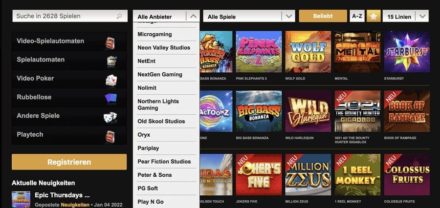 Video Slots Games