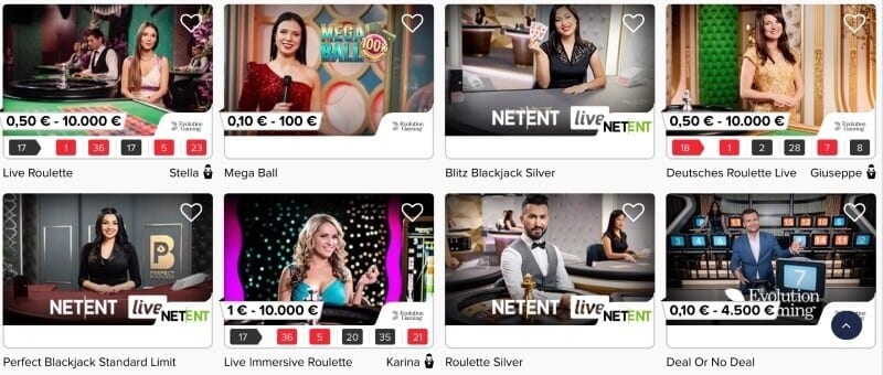 EuroCasino - Live Casino